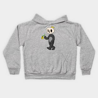 A flower for Skullboy. Kids Hoodie